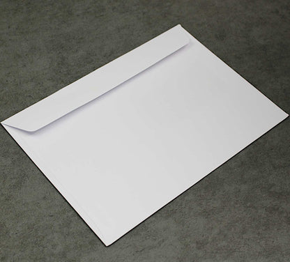 C5 162x229mm White Peel & Seal Envelopes (Window 45x90mm)