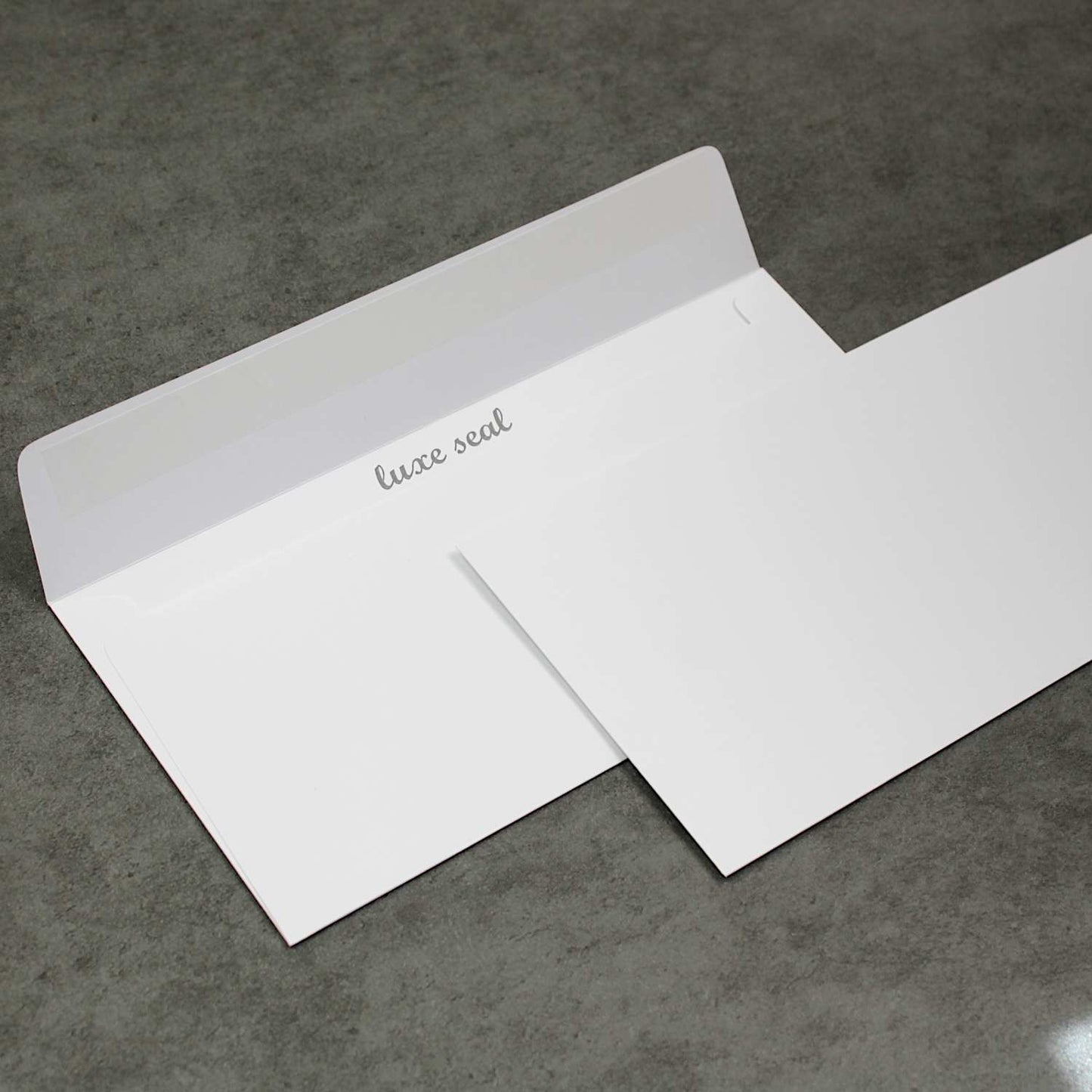 DL 110x220mm White Peel & Seal Envelopes (None Window)